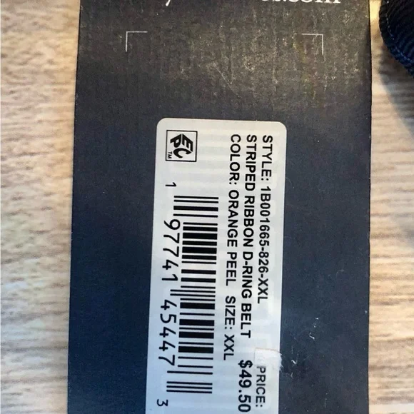 Vineyard Vines D Ring “Orange Peel” Belt. Orange, Navy, White. NWT XXL 🍊 - Picture 6 of 6